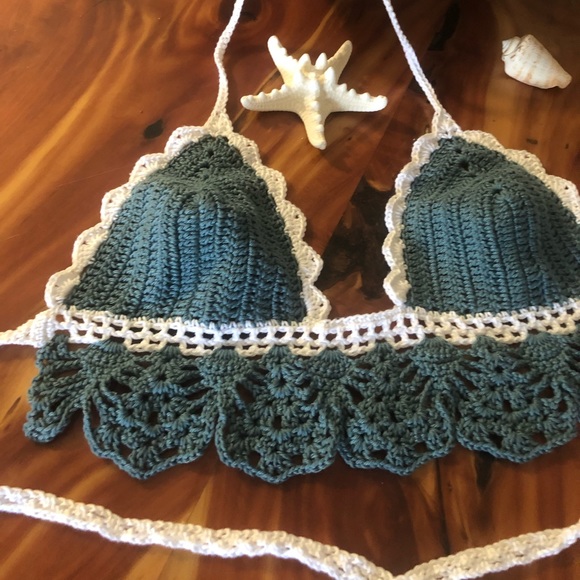 Isabella Handmade Crochet Bikini & Bralette - Picture 12 of 13